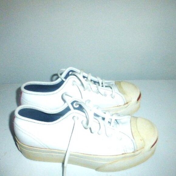 1980's Vintage CONVERSE Running Shoes Size 5.5 JACK BURCELL Converse Sneakers - Picture 5 of 12